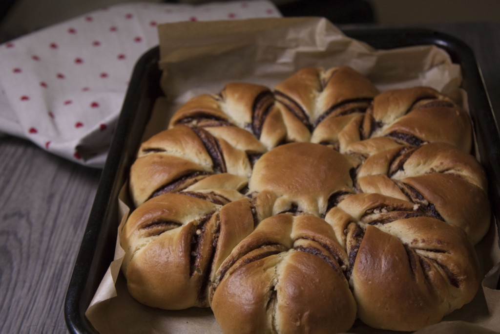 Drożdżówka z Nutellą