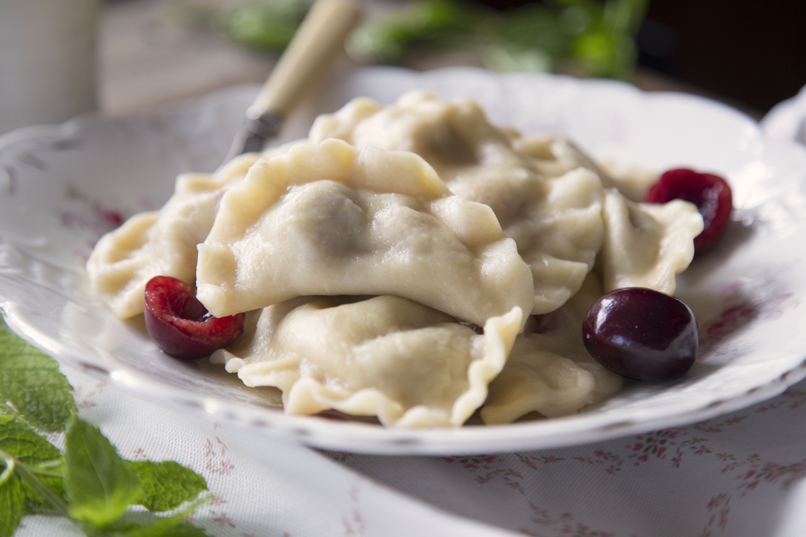 pierogi z wiśniami