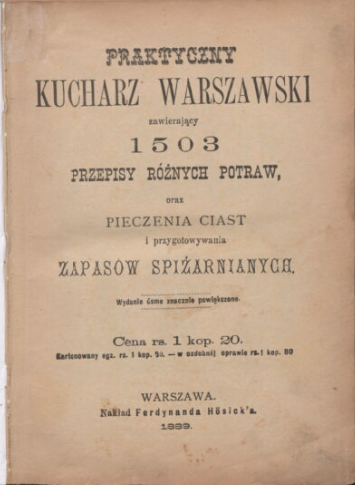 kucharz warszawski
